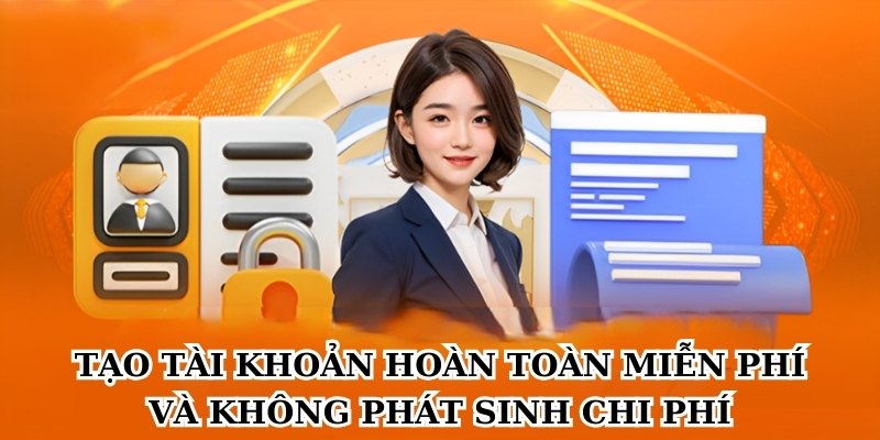 Tạo tài khoản hoàn toàn miễn phí và không phát sinh chi phí