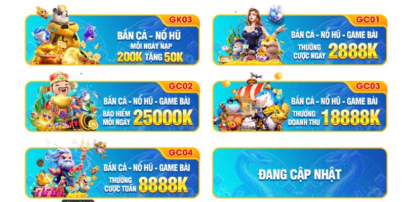 Điều kiện nhận khuyến mãi tại trang chủ GK88